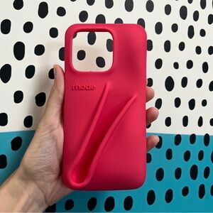 Rhode Phone Lip Case iPhone 14/15 Pro Guava Spritz Summer Silicone Cover Protect